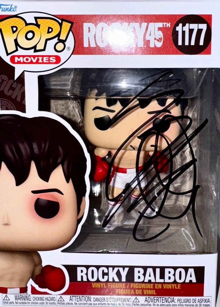 Sylvester Stallone Signed Funko Pop #1177 "Rocky Balboa" - Beckett COA with full letter of authenticity